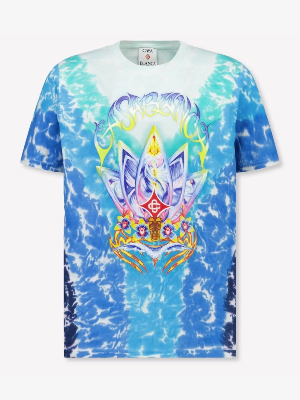 Casa Blanca Kids Blue Tie-Dye Graphic Tee
